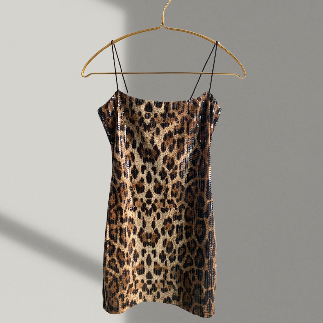 Mini Dress leopardo