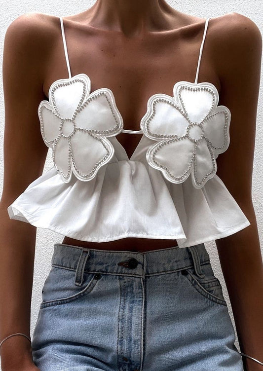 Camisole 2 flores 3D