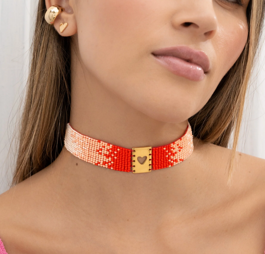 Choker Tejido